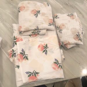 Little Unicorn Rose Crib Bundle